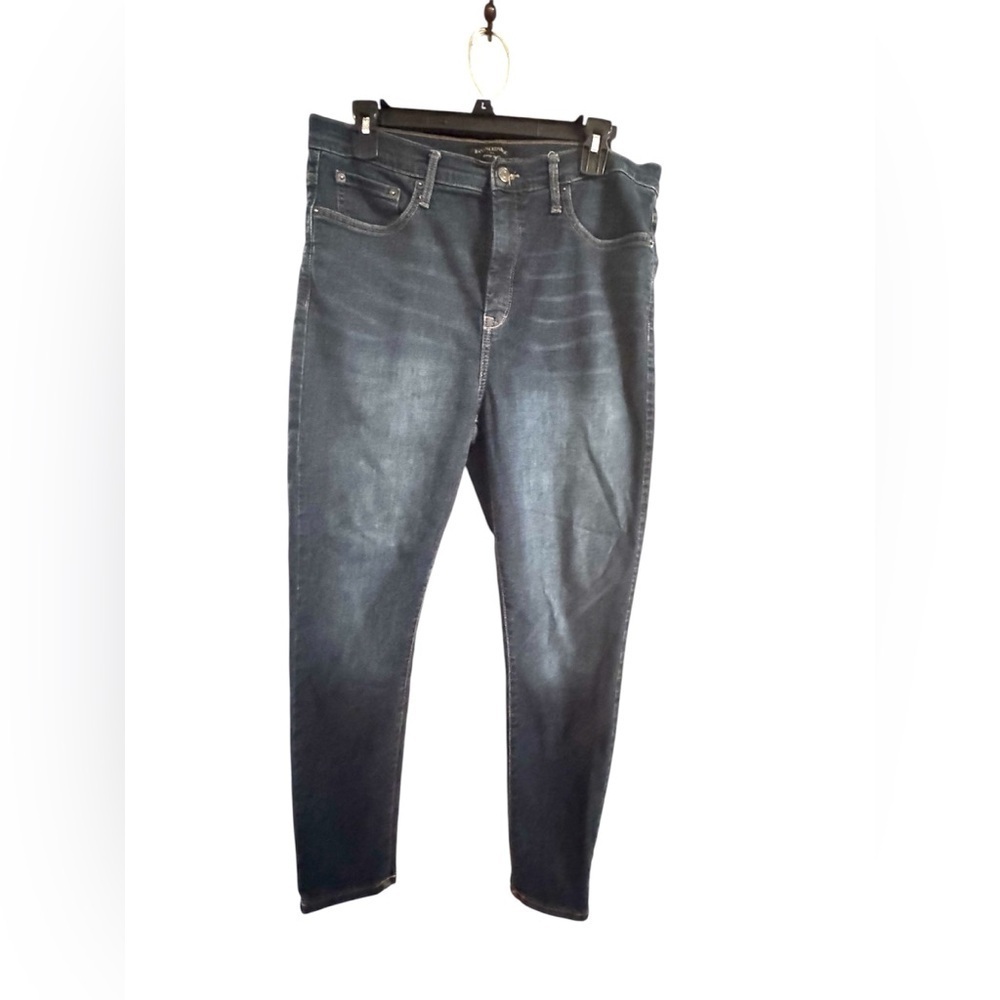 EUC Banana Republic Ladies Dark Blue Skinny Jeans Size 14